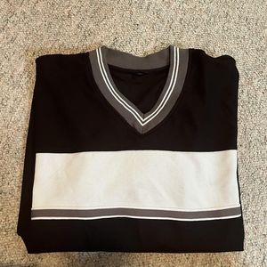 Back and white jersey